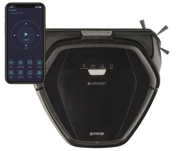 Gorenje Robot sprzątający RVC216BK czarny - 1465411 - zdjęcie